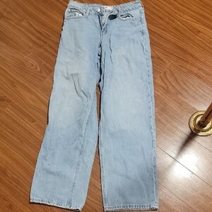 Garage Light Blue Denim Pants Baggy